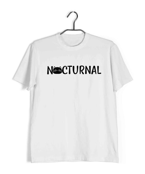 Cats Pets Nocturnal Aaramkhor Specials Casual Graphic Printed T-Shirt for Men